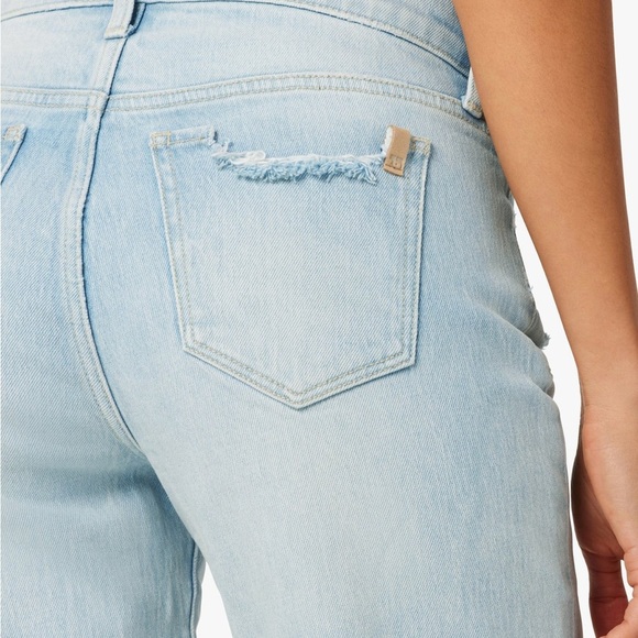 Joe’s Jeans The Lara Mid Rise Cigarette Ankle Jeans Wash Out Light Blue- Sz 27 - Picture 3 of 16